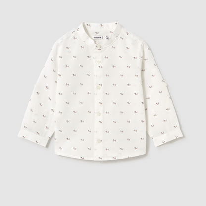 Baby Button Down with Tiny Puppies