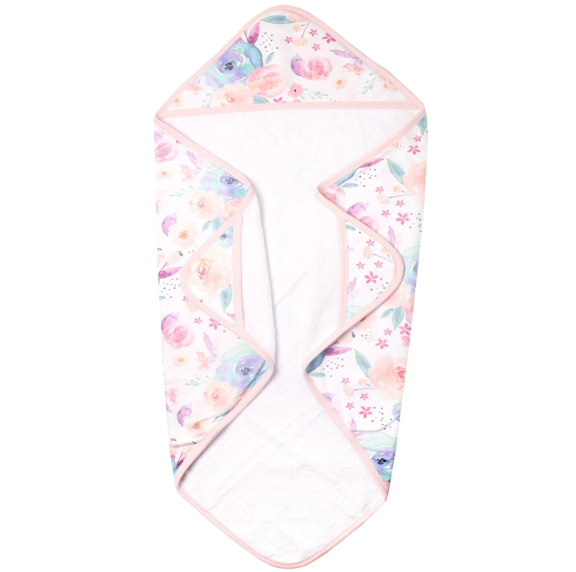 Premium Baby Knit Hooded Towel - Bloom