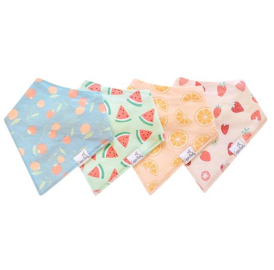 Clementine Bandana Bibs Copper Pearl