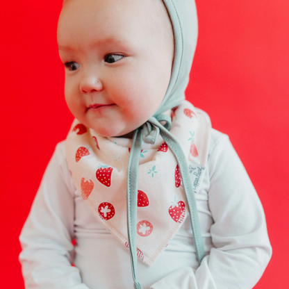 Clementine Bandana Bibs Copper Pearl