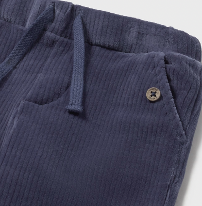 Navy Corduroy Baby Pants