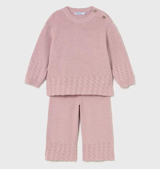 Quartz Knit Sweater and Pants Set
