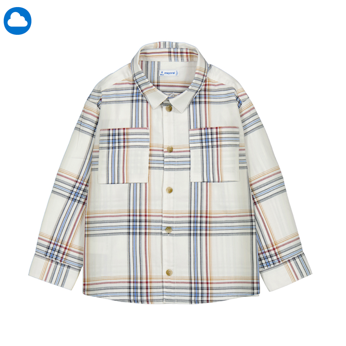 Long Sleeve Checkered Children's Shirt