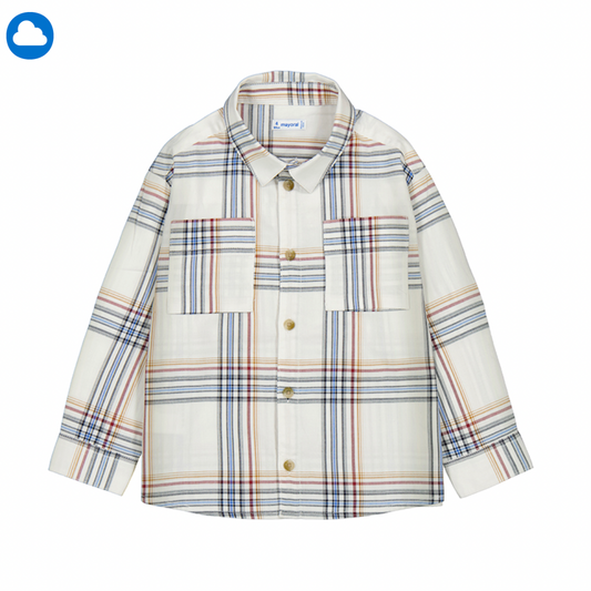 Long Sleeve Checkered Children's Shirt