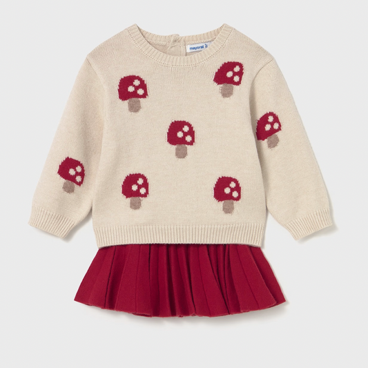 Toadstool Sweater and Skirt Set