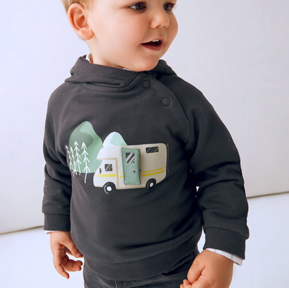 Interactive Baby Hooded Sweatshirt