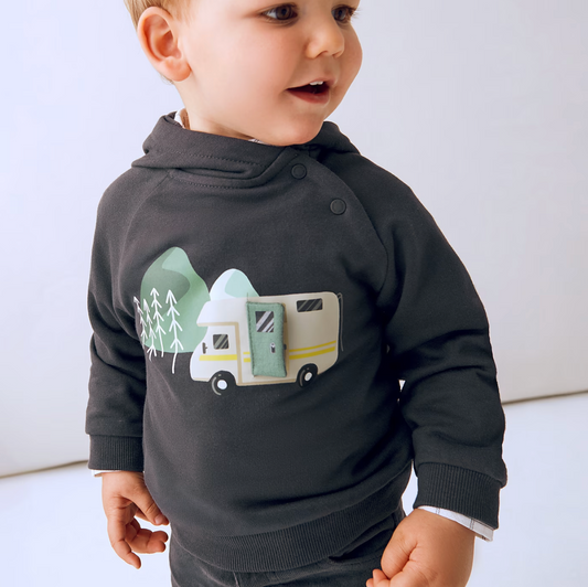 Interactive Baby Hooded Sweatshirt