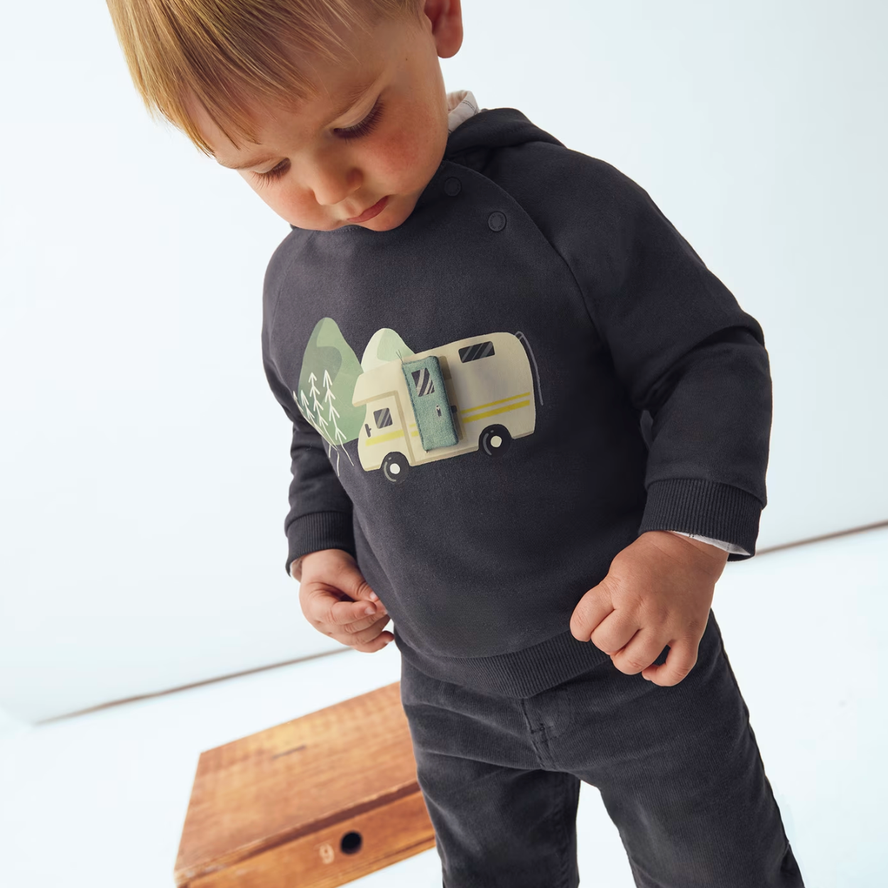 Interactive Baby Hooded Sweatshirt