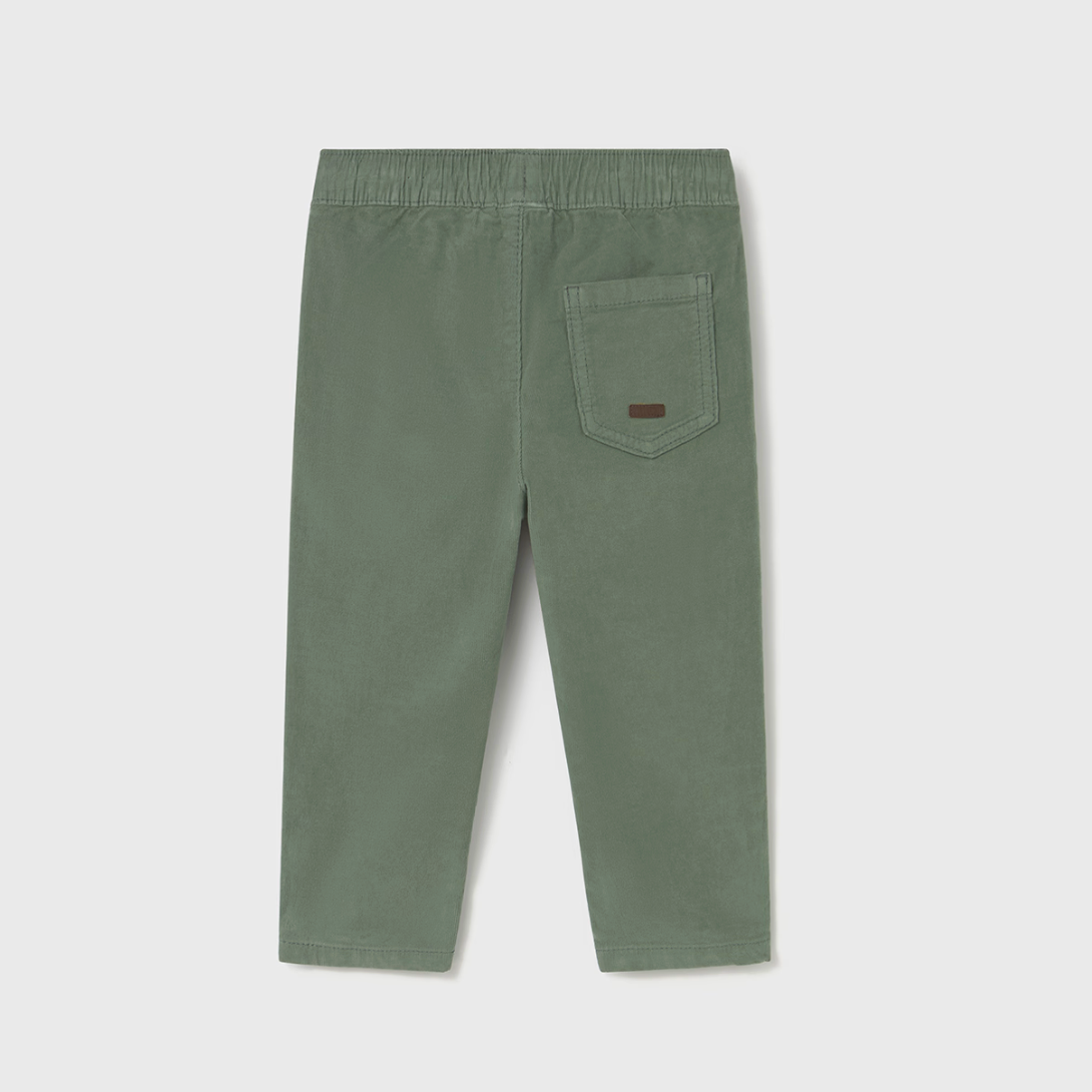 Green Micro Cord Baby Trousers