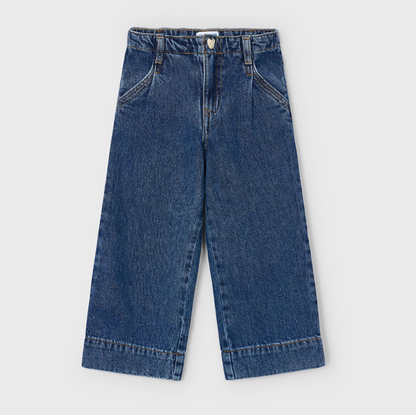 Wide Leg Children's Jeans - Dark Denim