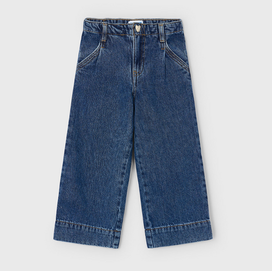 Wide Leg Children's Jeans - Dark Denim