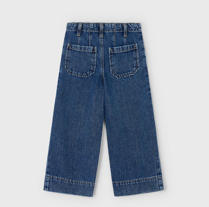 Wide Leg Children's Jeans - Dark Denim