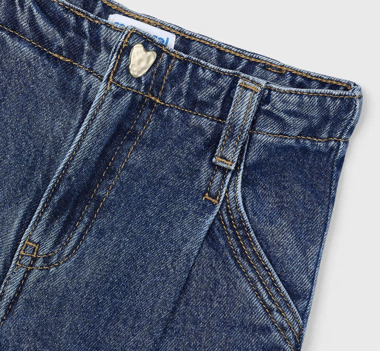 Wide Leg Children's Jeans - Dark Denim