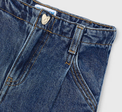 Wide Leg Children's Jeans - Dark Denim
