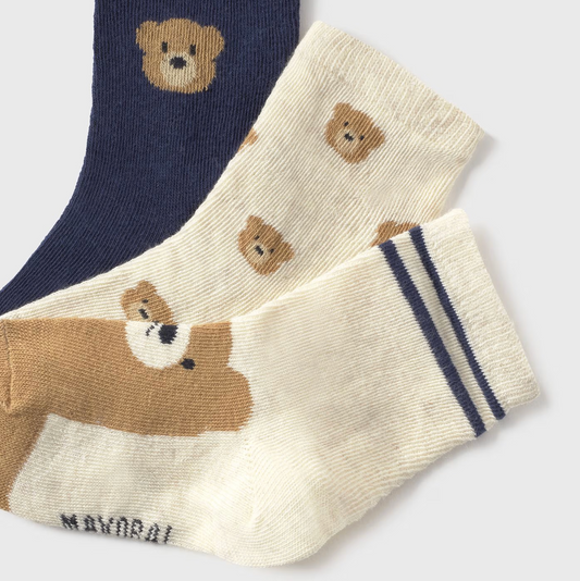 3 pack Blue Socks