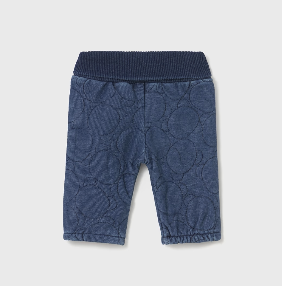 Quilted Denim Baby Pants