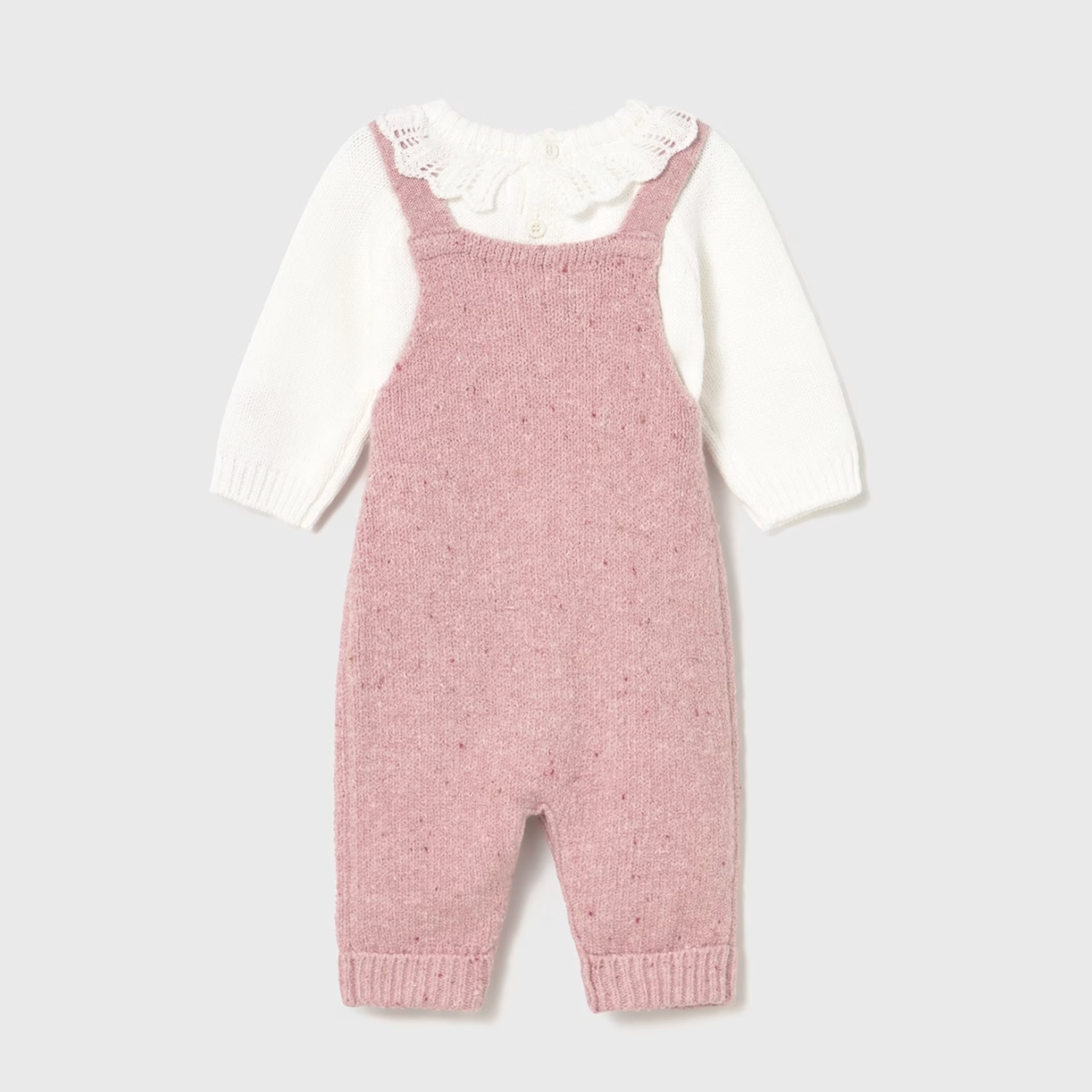 Orchid Knit Romper and Shirt Set