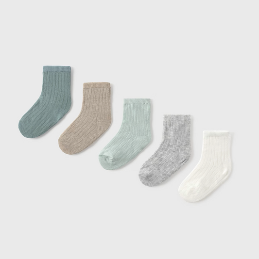 6 pack Baby Socks - Green