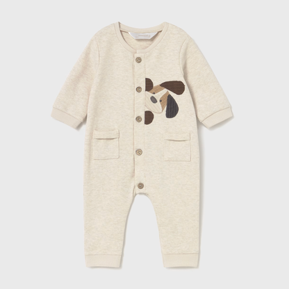 Cotton Infant Romper - Puppy
