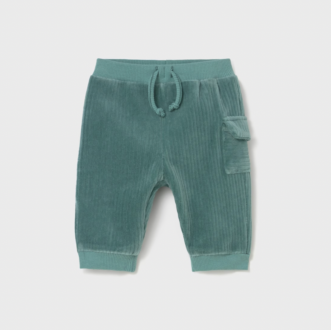 Green Corduroy Infant Pants