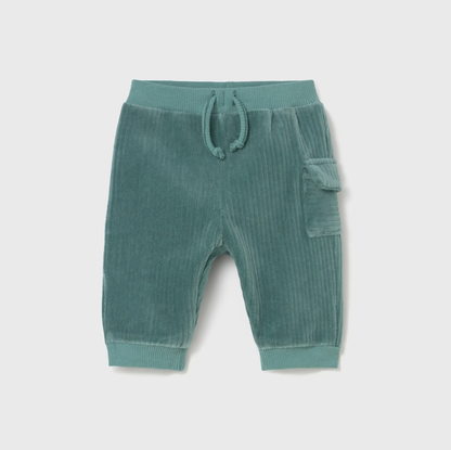 Green Corduroy Infant Pants