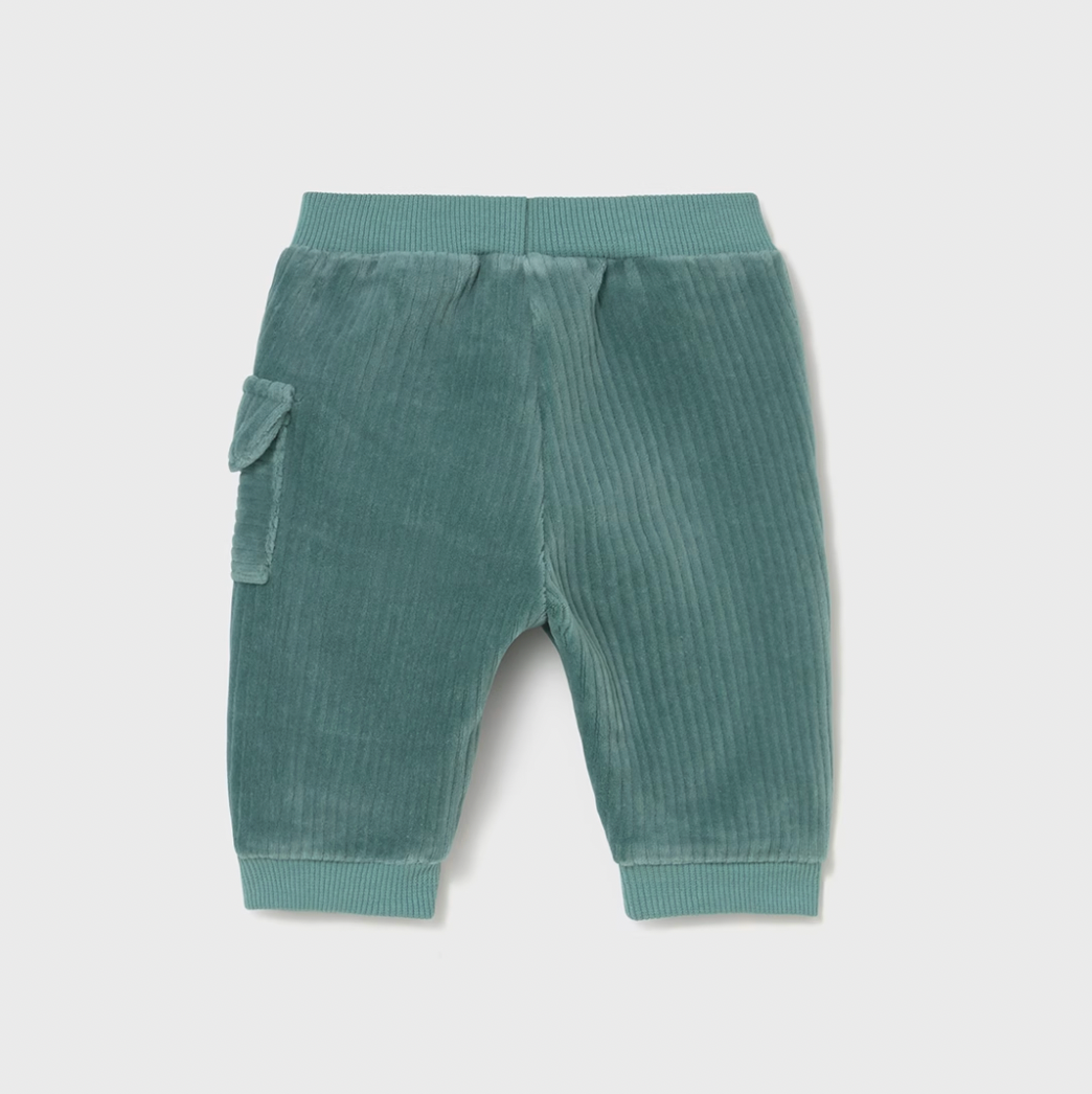 Green Corduroy Infant Pants
