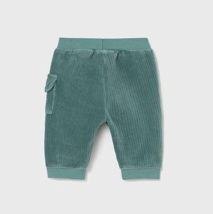 Green Corduroy Infant Pants