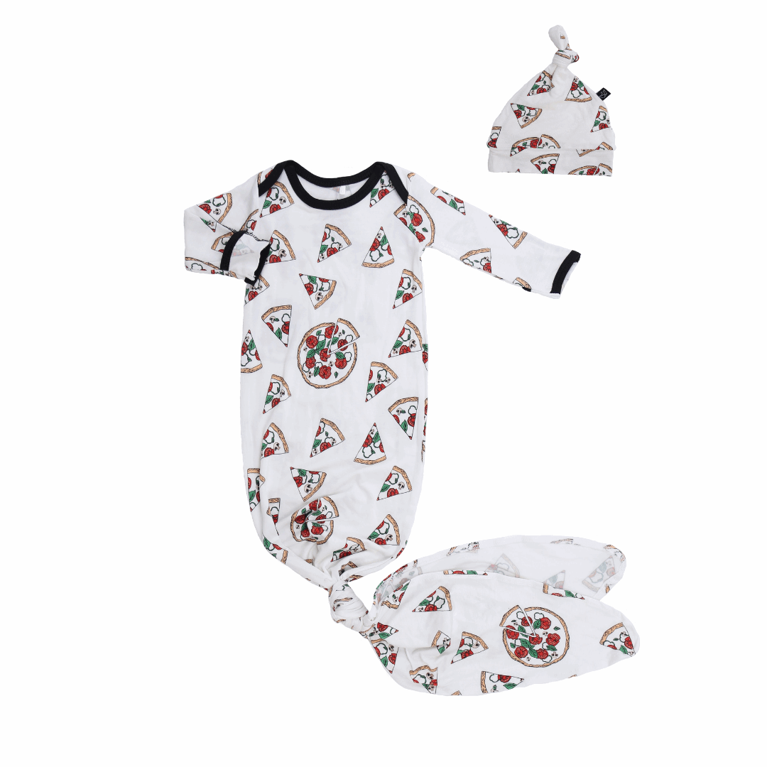 Hipster Pizza Bamboo Newborn Set