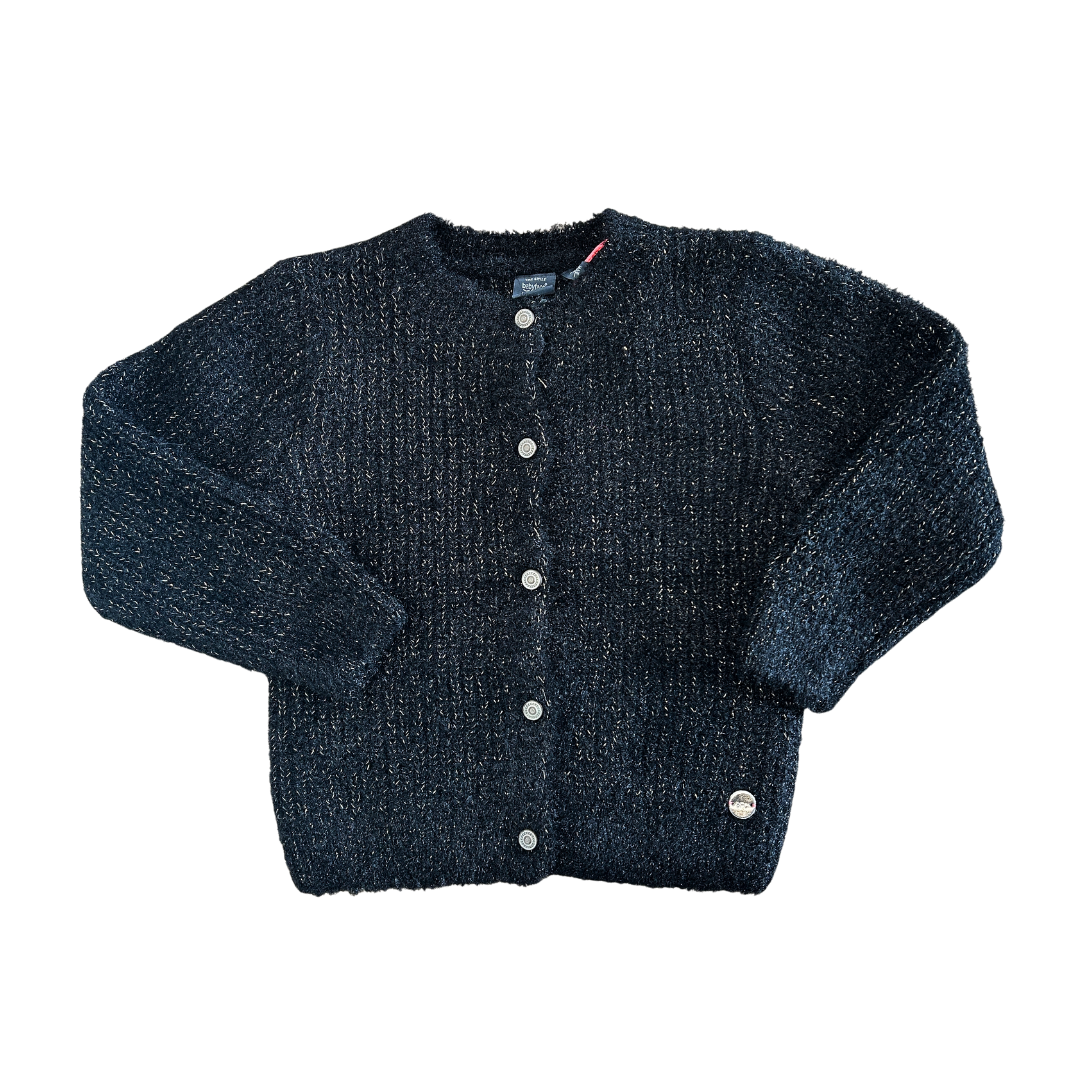 Black Glitter Children's Cardigan