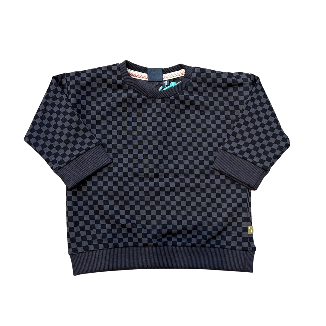 Checkered Baby Sweatshirt