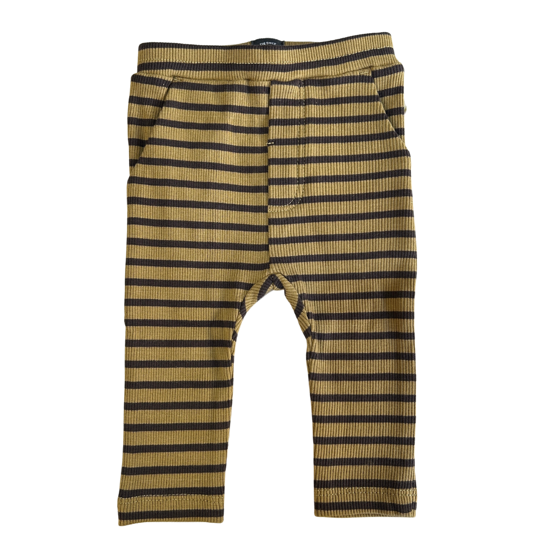 Striped Soft Baby Pants - Jungle