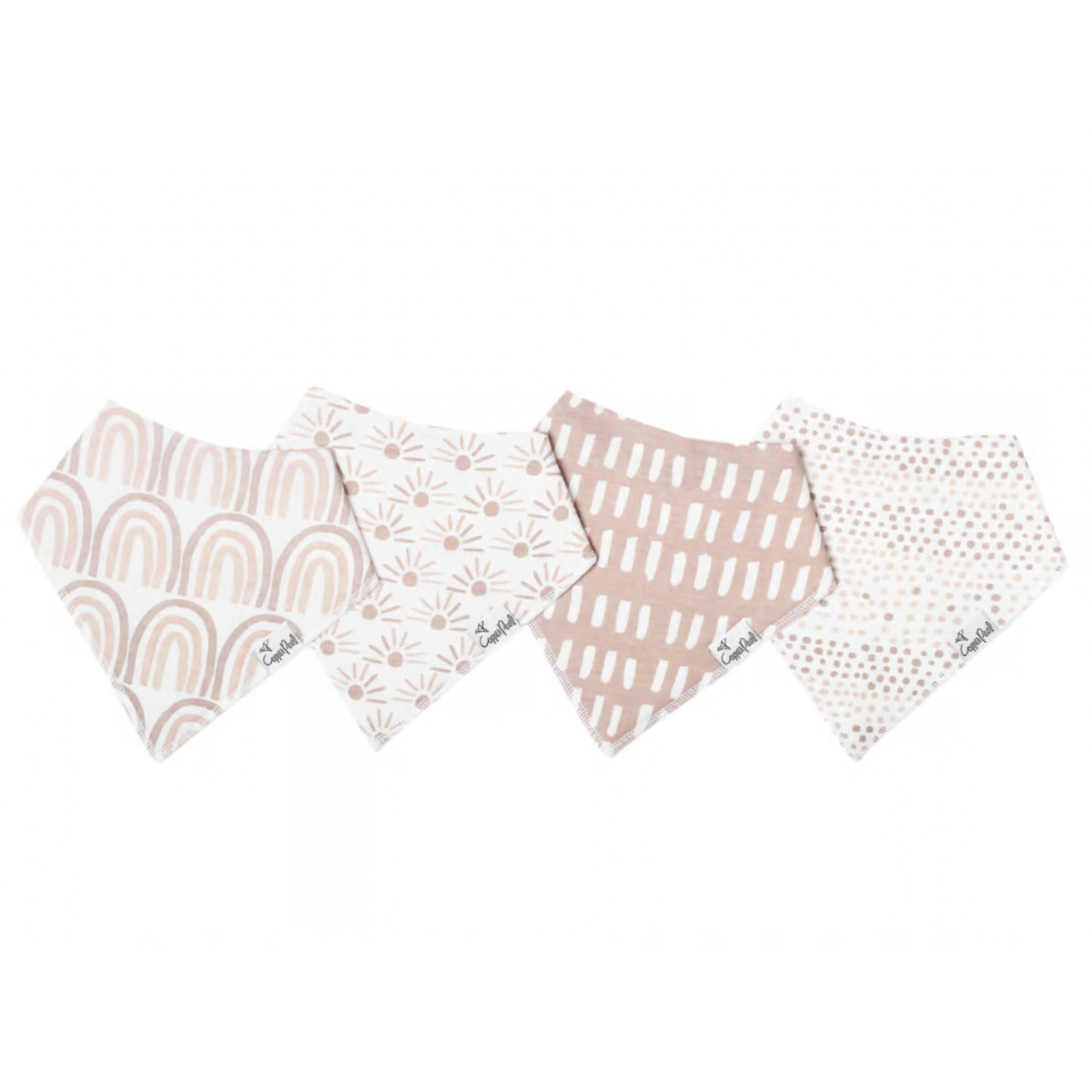 Bliss Bandana Bibs Copper Pearl