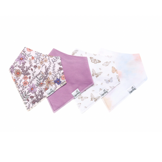 Flora Bandana Bibs Copper Pearl