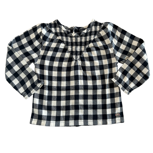 Plaid Children's Blouse Top