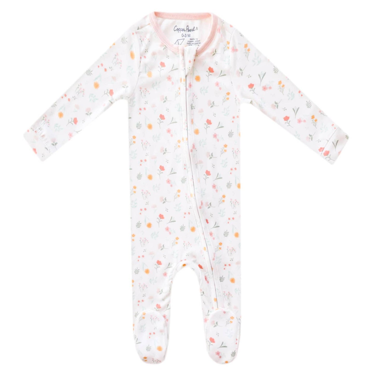 Zip Up Footed Sleeper - Mabel