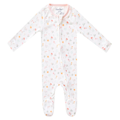 Zip Up Footed Sleeper - Mabel