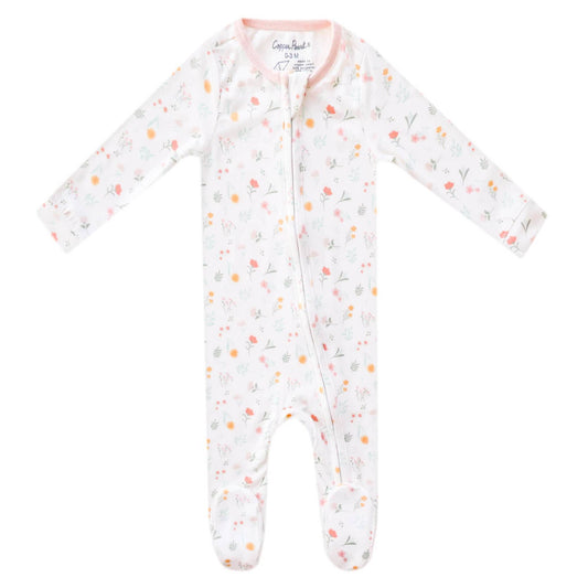 Zip Up Footed Sleeper - Mabel