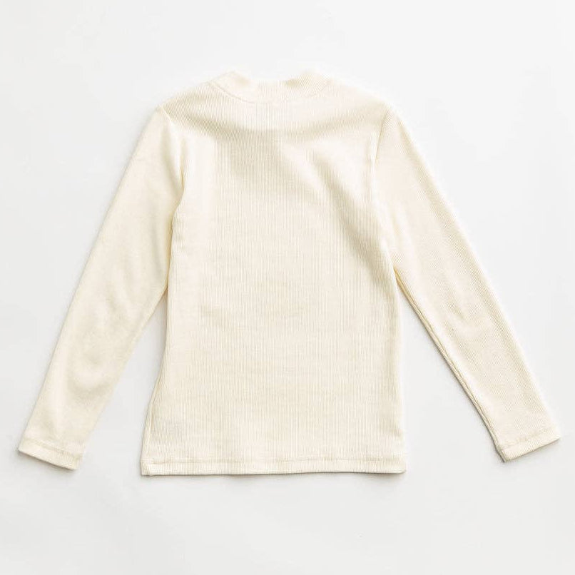 Vanilla Cream Neck Tie Top