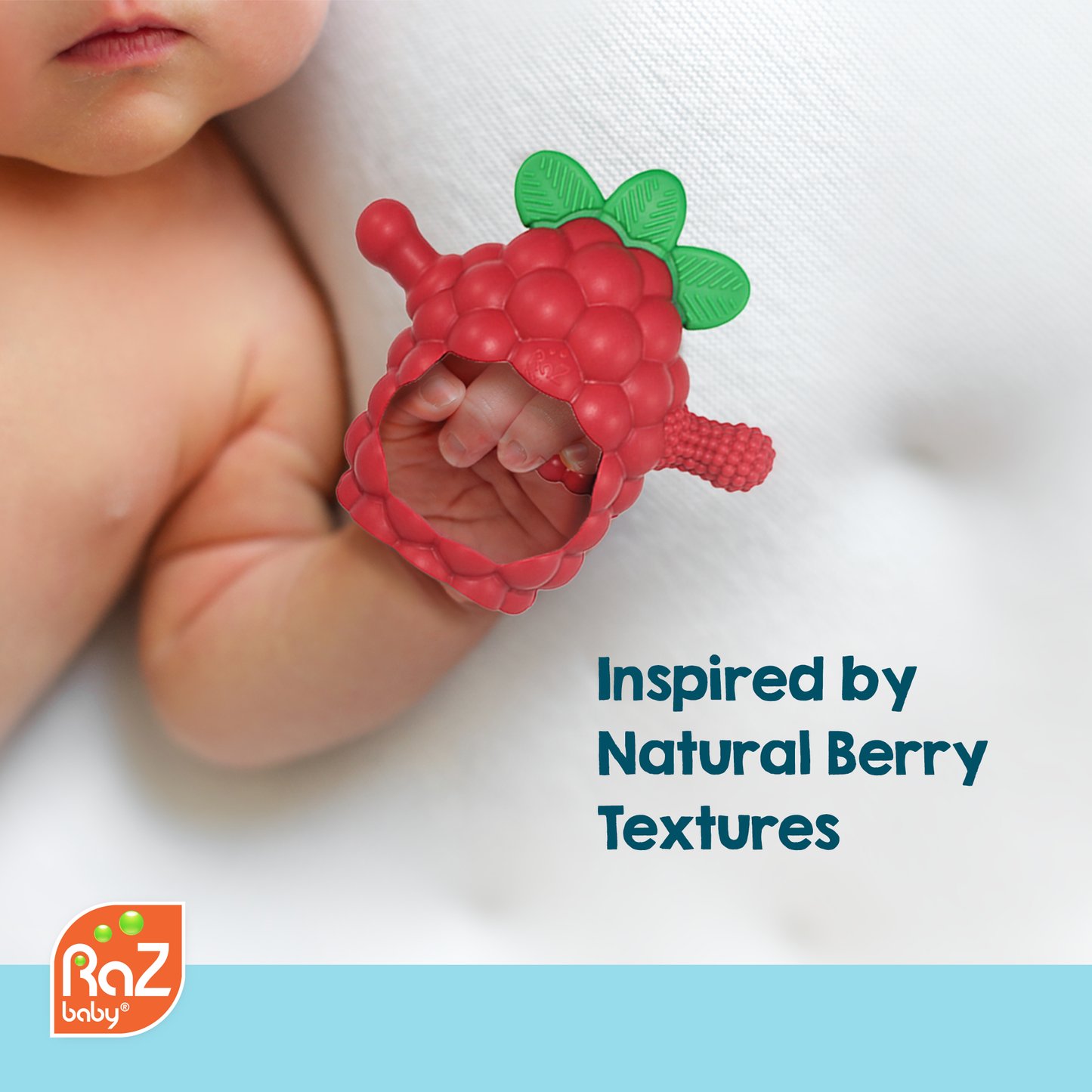 RaZberry Grip Teething Toy - Red