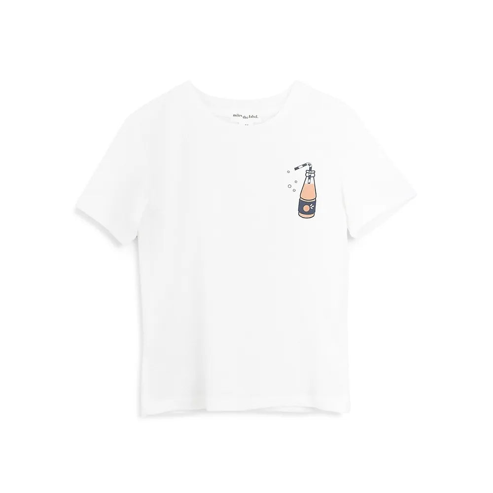 Orange Pop Bottle Off-White Baby T-Shirt