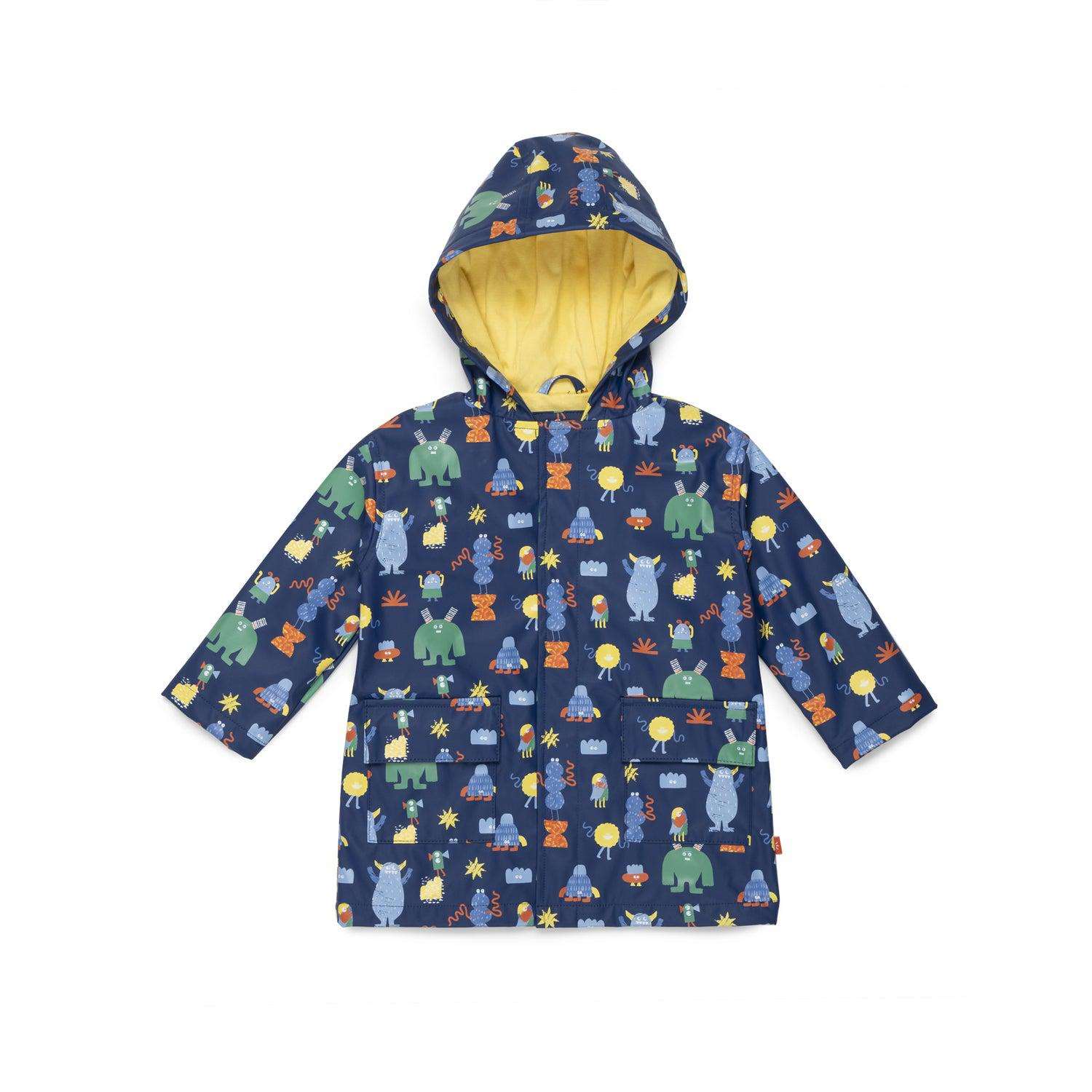 Kooky Monsters Magnetic Children's Raincoat