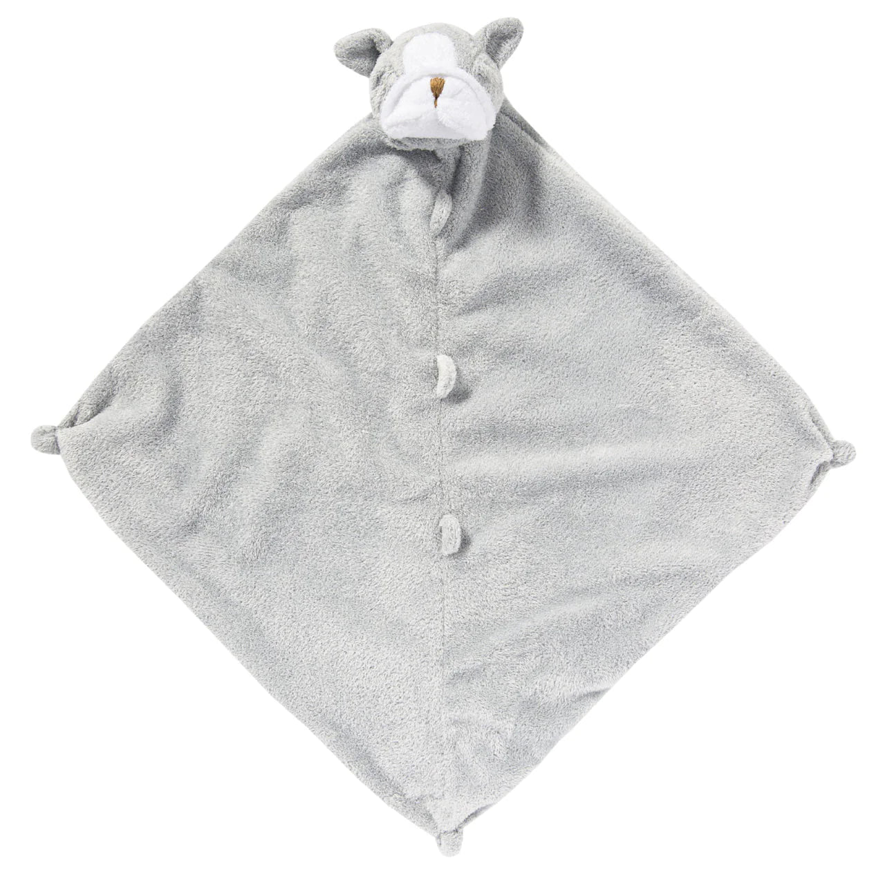Angel Dear Gray Bulldog Blanket