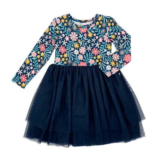 Bamboo Tulle Dress - Maren - Floral