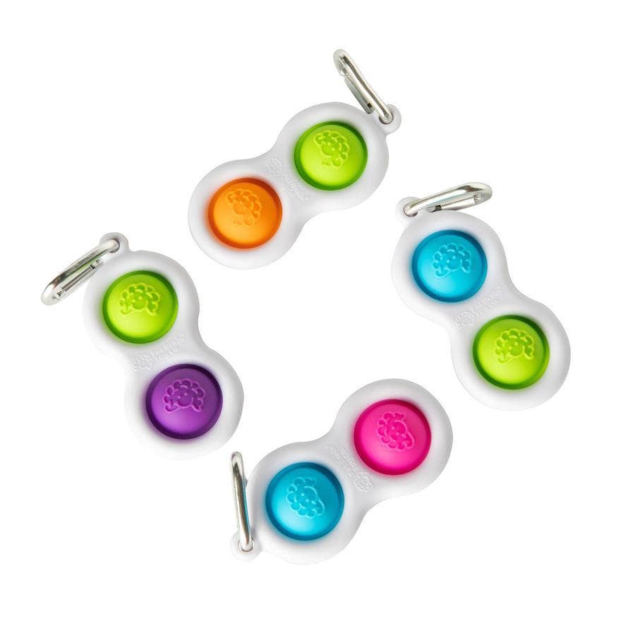 Simpl Dimpl Fidget Toy Keychain- Assorted