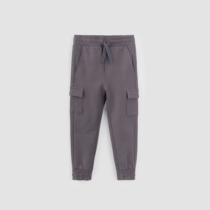 Charcoal Children's Cargo Joggers