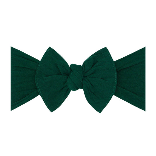 Baby Bling Bows Headband KNOT: forest green