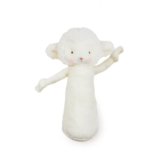 Friendly Chime Rattle - White lamb