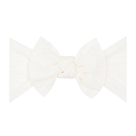 Baby Bling Bows Headband KNOT: ivory