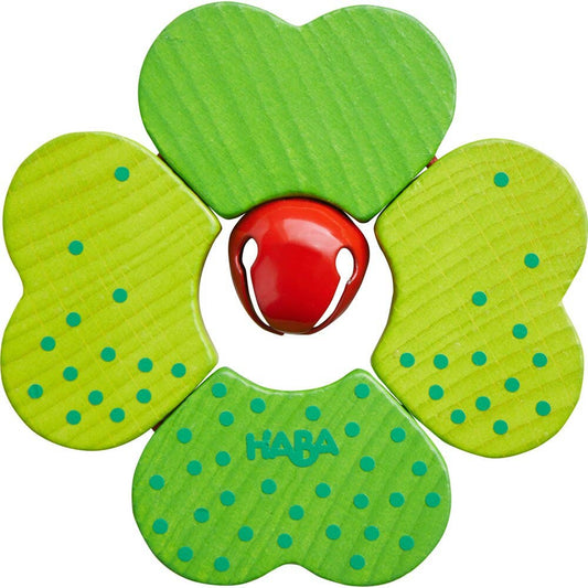 Wooden Clutching Toy Shamrock