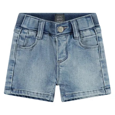 Infant Knit Denim Shorts